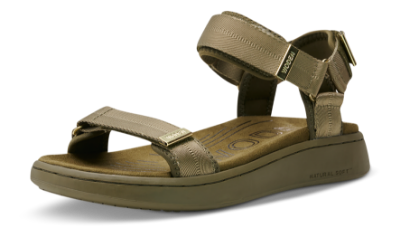 Woden Damesandal Oliven WL926