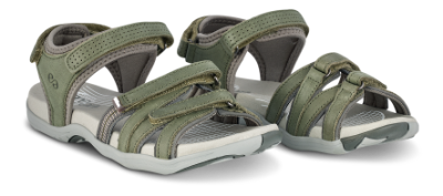 Green Comfort Damesandal Oliven 421020Q30