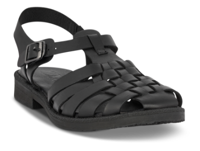 Green Comfort Damesandal Sort 422038Q37