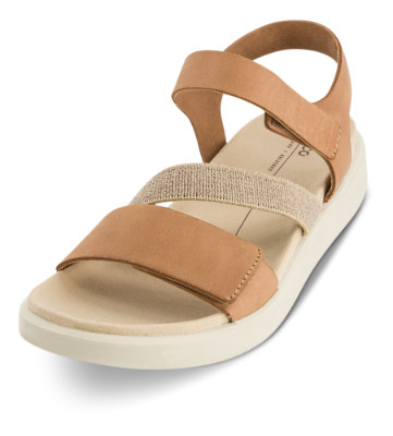 ECCO Damesandal Brun 27371302021  FLOWT W