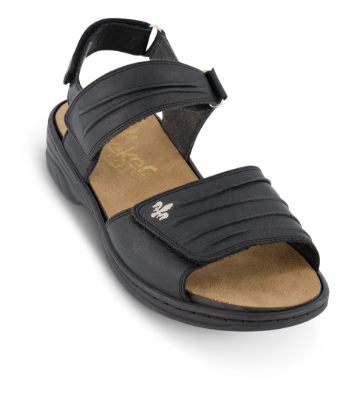 Rieker Damesandal Svart 64560-01
