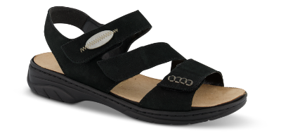 Rieker Damesandal Sort 64573-00