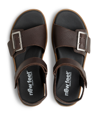 New Feet Damesandal Brun 211-13-134
