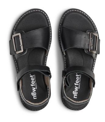 New Feet Damesandal Svart 251-30-110