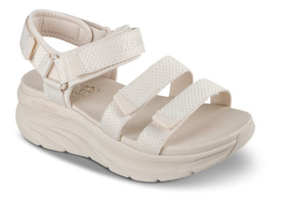 Skechers Relaxed Fit Dlux Walker Going Out Vibes Sandal Hvit 119828