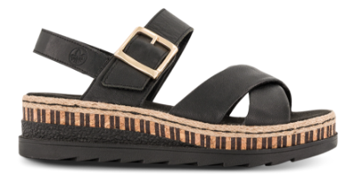 Rieker Platå-Sandal Svart V7951-00