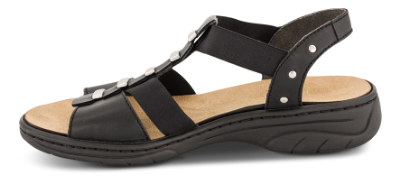 Rieker Damesandal Sort 64580-00