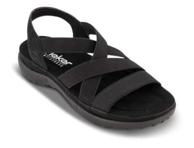 Rieker Sandal Svart 64857-00