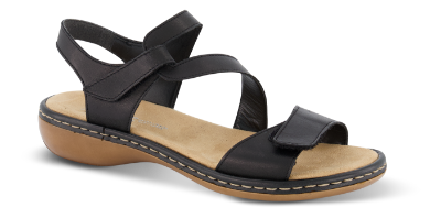 Rieker Damesandal Sort 659C7-00