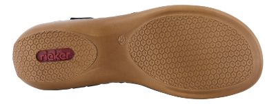 Rieker Damesandal Sort 659C7-00