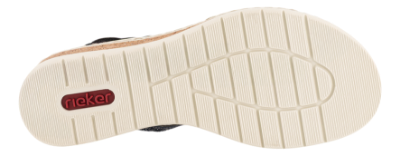 Rieker Plateau Sandal Blå V4150-14