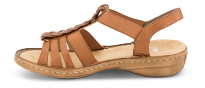 Rieker Damesandal Brun 60809-24
