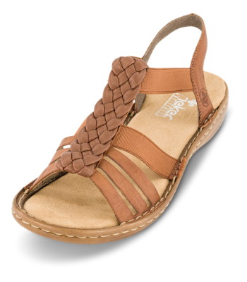 Rieker Damesandal Brun 60809-24