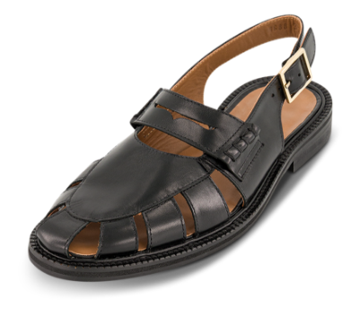 Angulus Penny Loafer Slingback Sandal Sort 1688-101