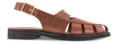 Angulus Penny Loafer Slingback Sandal Brun 1688-101