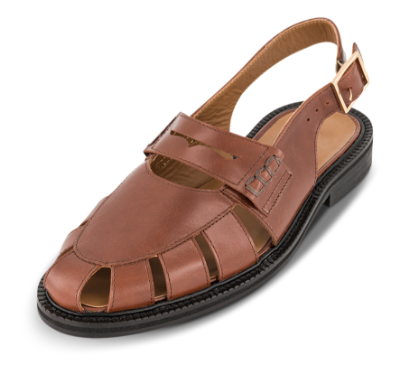 Angulus Penny Loafer Slingback Sandal Brun 1688-101