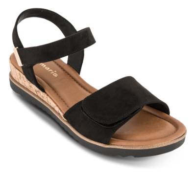 Tamaris Sandal Sort 1-28118-44