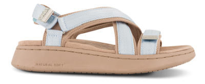 Woden Line Cross Sandal Blå WL931