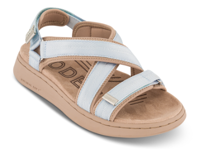 Woden Line Cross Sandal Blå WL931