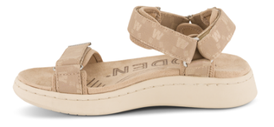 Woden Line Woven Sandal Beige WL690