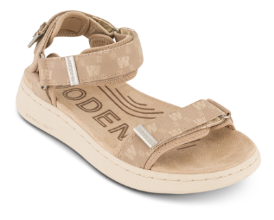 Woden Line Woven Sandal Beige WL690