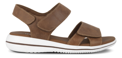 Green Comfort Leaf Lucy Sandal Cognac 422004Q30