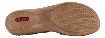 Rieker Damesandal Sort 65964-00