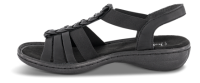 Rieker Damesandal Sort 60809-00