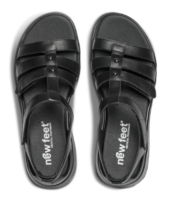 New Feet Sandal Sort 261-34-110