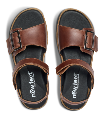 New Feet Damesandal Brun 261-45-134