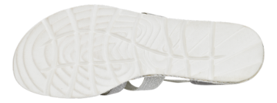 B&CO damesandal sølv