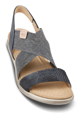 ECCO damesandal gråsort 248223 DAMARA S