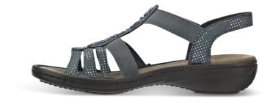 Rieker damesandal blå 60813-12