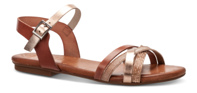 B&CO damesandal brun Multi