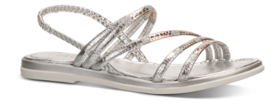 B&CO damesandal sølv