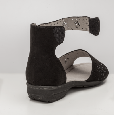 Jana Softline damesandal sort 8-8-28162-22