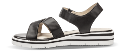 Caprice dame sandal sort 9-9-28200-22