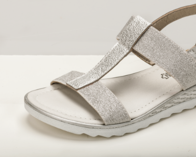 Tamaris damesandal sølv 1-1-28241-22