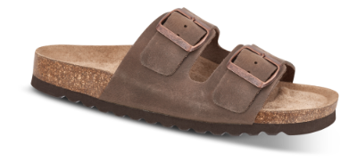 B&CO damesandal mørkebrun