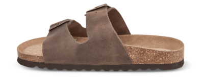 B&CO damesandal mørkebrun