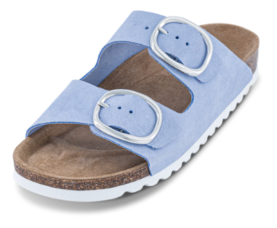 B&CO damesandal slip-in blå 4411100350