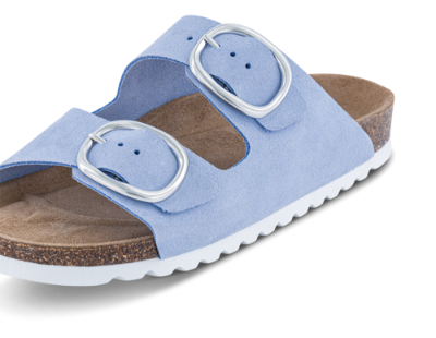 B&CO damesandal slip-in blå 4411100350