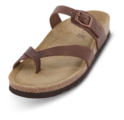 B&CO damesandal brun