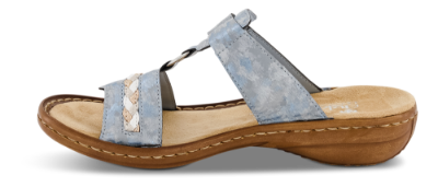 Rieker Damesandal Blå 60888-12