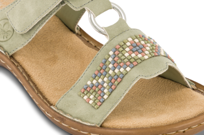 Rieker Damesandal Grønn 60820-52