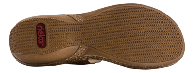 Rieker Damesandal Brun 62886-25
