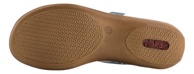 Rieker Damesandal Blå 659P8-10