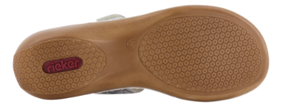 Rieker Damesandal Sølv 659X6-80