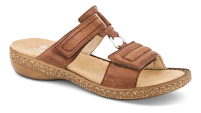 Rieker Damesandal Brun 62886-25