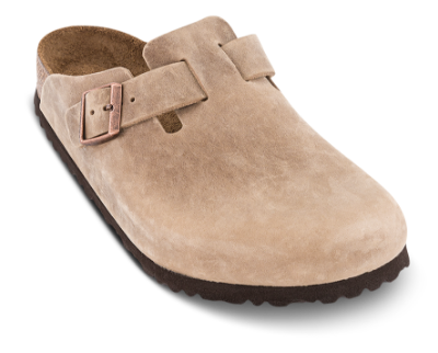 Birkenstock Boston med Regular Soft fodseng Oil-læder Tabacco